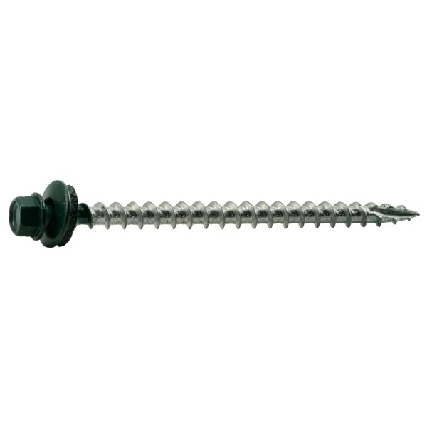 Buildright Self-Drilling Screw, #10 x 3 in, Painted Steel Hex Head Hex Drive, 250 PK 51844 - main